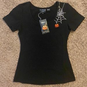 Stitch Shoppe Disney Mickey Mouse Spider Web Kelly Fashion Top size Small